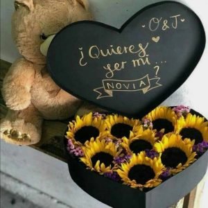 caja de flores