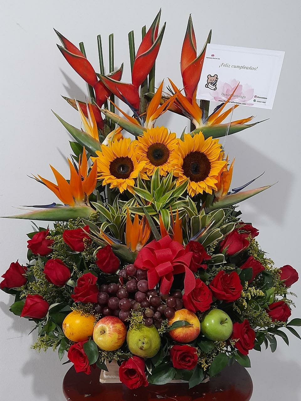 ramos con frutas en medellin-FRUT-02 - Floristería Flor de Loto Medellin T